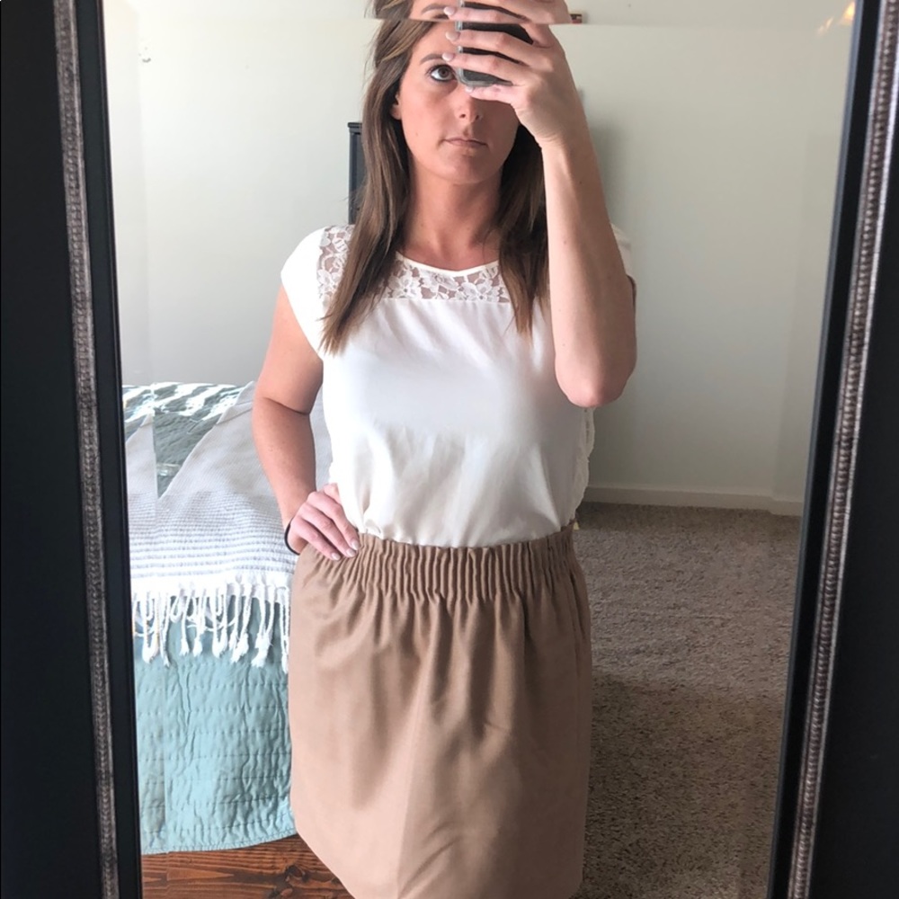 White blouse shirt - great for you office gals!